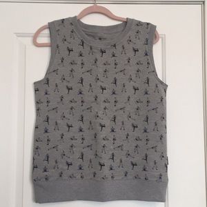 Oiselle sleeveless sweatshirt